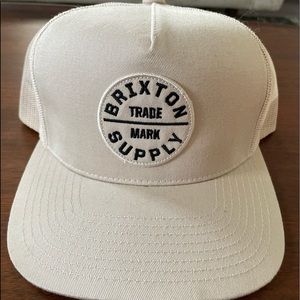 Beige/Tan Brixton Mesh SnapBack Hat